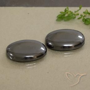 Shop natural 49.07ct ミディアムグレー ヘマタイト gems, 楕円形, from ブラジル at GemSelect. In stock, global shipping!