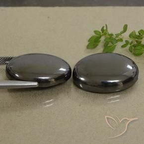 Shop natural 66.71ct ブラックグレー ヘマタイト gems, 楕円形, from ブラジル at GemSelect. In stock, global shipping!