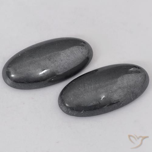 Shop natural 17.96ct 灰色 ヘマタイト gems, 楕円形, from ブラジル at GemSelect. In stock, global shipping!