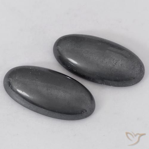 Shop natural 17.96ct 灰色 ヘマタイト gems, 楕円形, from ブラジル at GemSelect. In stock, global shipping!