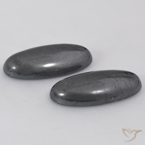 Shop natural 17.96ct 灰色 ヘマタイト gems, 楕円形, from ブラジル at GemSelect. In stock, global shipping!