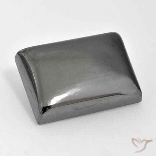 25.84ct 天然 シルバーグレー ヘマタイト, バゲット, オペーク