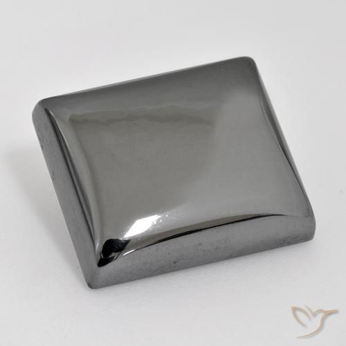 30.37ct 天然 シルバーグレー ヘマタイト, バゲット, オペーク