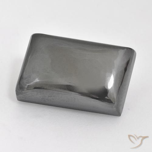 19.79ct 天然 シルバーグレー ヘマタイト, バゲット, オペーク