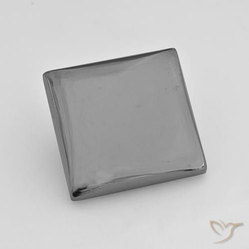 20.31ct 天然 ミディアムグレー ヘマタイト, 四角形, オペーク