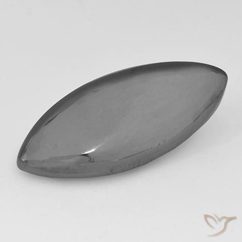 12.42ct 天然 シルバーグレー ヘマタイト, マーキーズ, オペーク