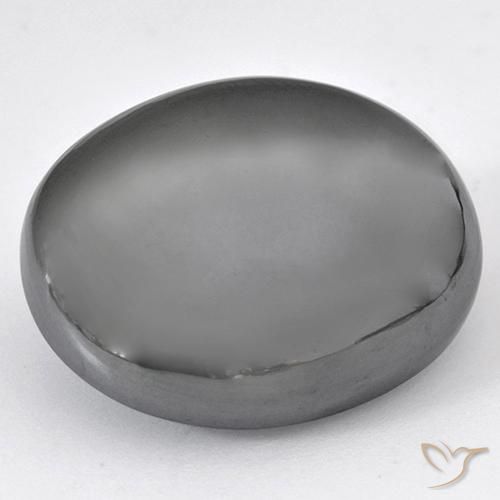 47.89ct 天然 ミディアムグレー ヘマタイト, 楕円形, オペーク