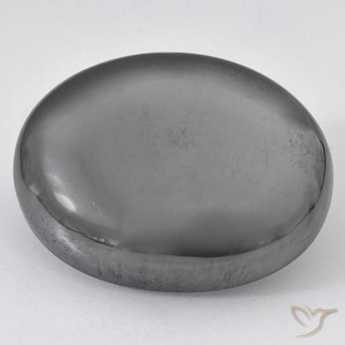 44.78ct 天然 シルバーグレー ヘマタイト, 楕円形, オペーク