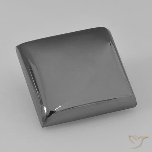 21.70ct 天然 ミディアムグレー ヘマタイト, 四角形, オペーク