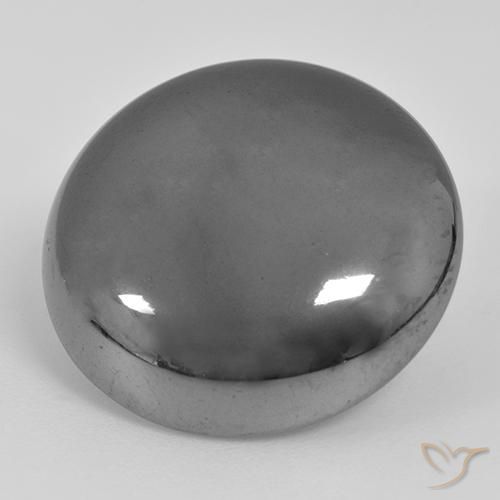 39.41ct 天然 ミディアムグレー ヘマタイト, ラウンド, オペーク