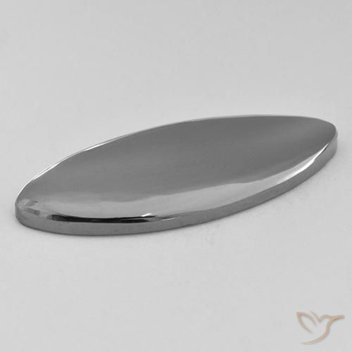 15.80カラットの天然シルバーグレーヘマタイト、マーキーズ、オペーク