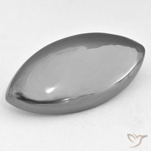 24.20ct 天然 シルバーグレー ヘマタイト, マーキーズ, オペーク