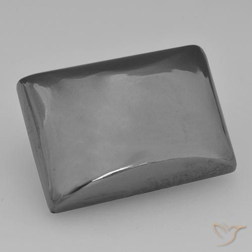 27.45ct 天然 ミディアムグレー ヘマタイト, バゲット, オペーク