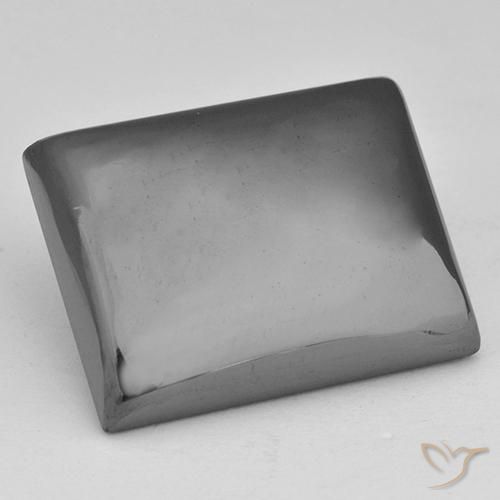 23.74ct 天然 シルバーグレー ヘマタイト, バゲット, オペーク