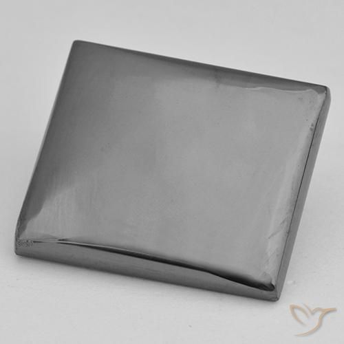 23.01ct 天然 ミディアムグレー ヘマタイト, バゲット, オペーク