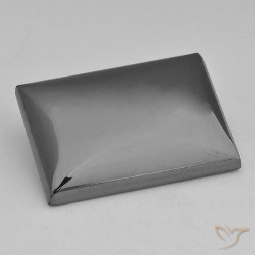 28.42ct 天然 ミディアムグレー ヘマタイト, バゲット, オペーク