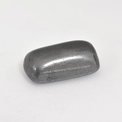 3.36カラットの天然ミディアムグレーヘマタイト（9.9×5.9 mm・クッションカット）