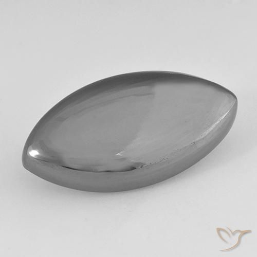 24.34ct 天然 ミディアムグレー ヘマタイト, マーキーズ, オペーク