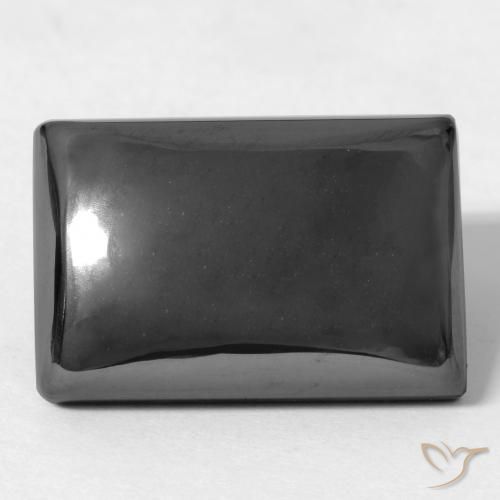 24.41ct 天然 ミディアムグレー ヘマタイト, バゲット, オペーク