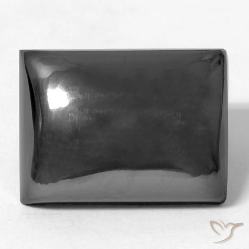 26.64ct 天然 ミディアムグレー ヘマタイト, バゲット, オペーク