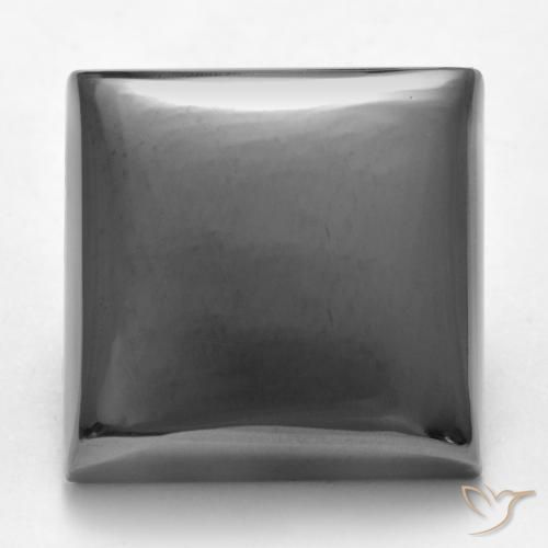 27.75ct 天然 ミディアムグレー ヘマタイト, 四角形, オペーク