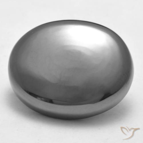 33.23ct 天然 ミディアムグレー ヘマタイト, 楕円形, オペーク