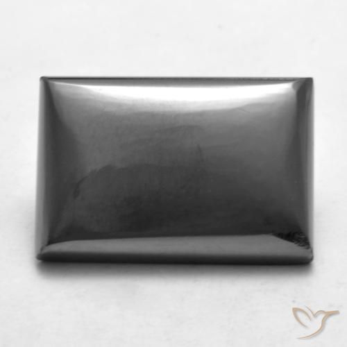 20.53ct 天然 ミディアムグレー ヘマタイト, バゲット, オペーク