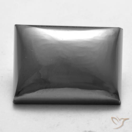24.59ct 天然 シルバーグレー ヘマタイト, バゲット, オペーク