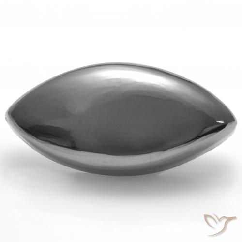 26.89ct 天然 ミディアムグレー ヘマタイト, マーキーズ, オペーク