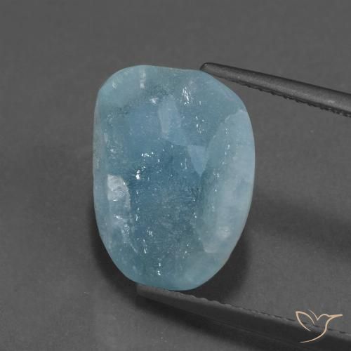 7.52ct 天然 ライトブルーグリーン ヘミモルファイト ドゥルージー, ファンシー, オペーク
