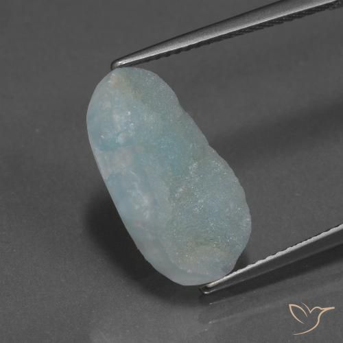 7.48ct 天然 ライトブルー ヘミモルファイト ドゥルージー, ファンシー, オペーク