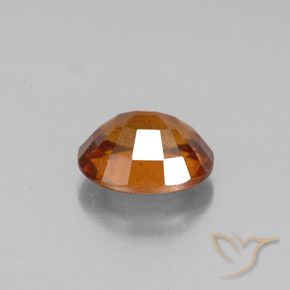 1.56カラットの天然Medium Orange ヘソナイトガーネット、楕円形、VS-SI