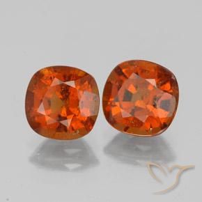 Shop natural 3.17ct アンバーオレンジ ヘソナイトガーネット gems, クッション, from スリランカ at GemSelect. In stock, global shipping!