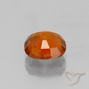 1.22カラットの天然赤みがかったオレンジヘソナイトガーネット、クッション、SI