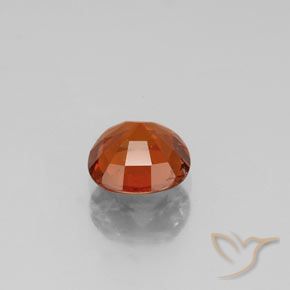 0.93カラットの天然アンバーオレンジヘソナイトガーネット、クッション、VS-SI
