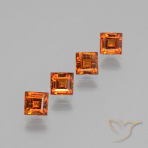 Shop natural 1.45ct ディープオレンジ ヘソナイトガーネット gems, 四角形, from スリランカ at GemSelect. In stock, global shipping!