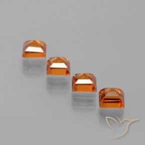 Shop natural 1.30ct ミディアムオレンジ ヘソナイトガーネット gems, 四角形, from スリランカ at GemSelect. In stock, global shipping!