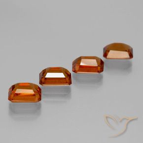 Shop natural 4.79ct ディープオレンジ ヘソナイトガーネット gems, 八角形 / エメラルドカット, from スリランカ at GemSelect. In stock, global shipping!