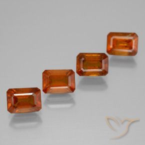 Shop natural 5.05ct ミディアムオレンジ ヘソナイトガーネット gems, 八角形 / エメラルドカット, from スリランカ at GemSelect. In stock, global shipping!