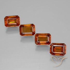 Shop natural 4.49ct ミディアムオレンジ ヘソナイトガーネット gems, 八角形 / エメラルドカット, from スリランカ at GemSelect. In stock, global shipping!