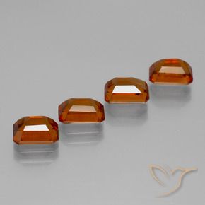 Shop natural 4.49ct ミディアムオレンジ ヘソナイトガーネット gems, 八角形 / エメラルドカット, from スリランカ at GemSelect. In stock, global shipping!