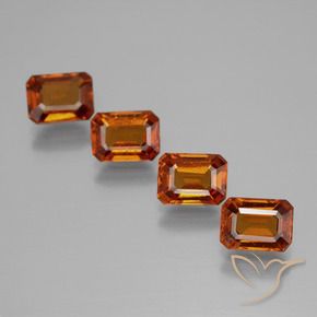 Shop natural 4.35ct ミディアムオレンジ ヘソナイトガーネット gems, 八角形 / エメラルドカット, from スリランカ at GemSelect. In stock, global shipping!