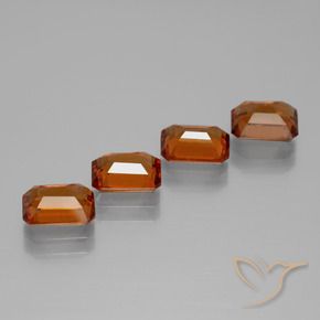 Shop natural 4.35ct ミディアムオレンジ ヘソナイトガーネット gems, 八角形 / エメラルドカット, from スリランカ at GemSelect. In stock, global shipping!