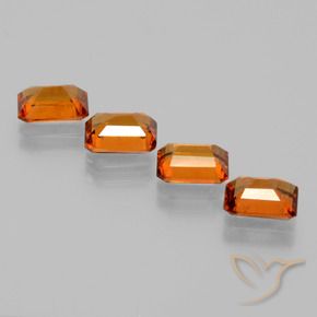 Shop natural 4.14ct ミディアムオレンジ ヘソナイトガーネット gems, 八角形 / エメラルドカット, from スリランカ at GemSelect. In stock, global shipping!