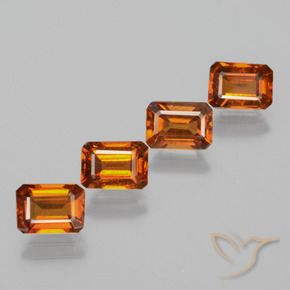 Shop natural 4.91ct ミディアムオレンジ ヘソナイトガーネット gems, 八角形 / エメラルドカット, from スリランカ at GemSelect. In stock, global shipping!