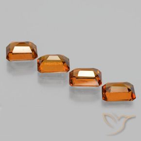 Shop natural 4.91ct ミディアムオレンジ ヘソナイトガーネット gems, 八角形 / エメラルドカット, from スリランカ at GemSelect. In stock, global shipping!