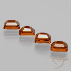 Shop natural 4.89ct 赤みがかったオレンジ ヘソナイトガーネット gems, 八角形 / エメラルドカット, from スリランカ at GemSelect. In stock, global shipping!