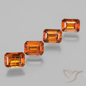 Shop natural 4.82ct ミディアムオレンジ ヘソナイトガーネット gems, 八角形 / エメラルドカット, from スリランカ at GemSelect. In stock, global shipping!