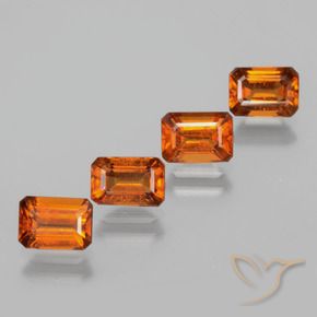 Shop natural 4.10ct ミディアムダークオレンジ ヘソナイトガーネット gems, 八角形 / エメラルドカット, from スリランカ at GemSelect. In stock, global shipping!