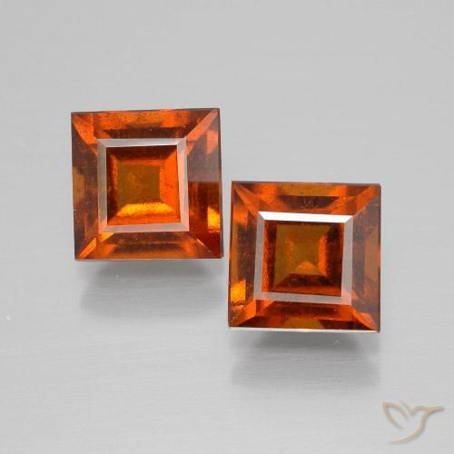 Shop natural 3.82ct ディープオレンジ ヘソナイトガーネット gems, 四角形, from スリランカ at GemSelect. In stock, global shipping!
